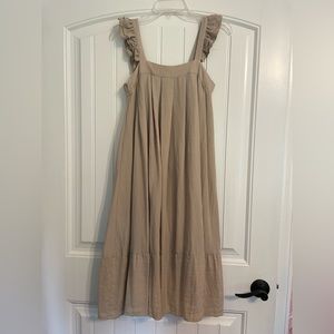 Midi Tan Dress